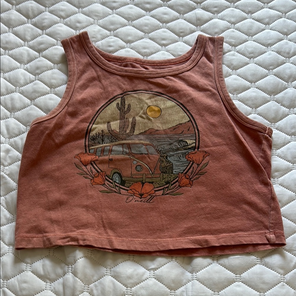 O’neil Rust Graphic Crop Top
